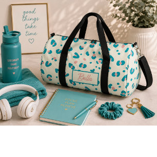 Sac De Sport Motif Léopard Coloré
