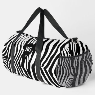 Sac De Sport Motif noir et blanc de Zebra