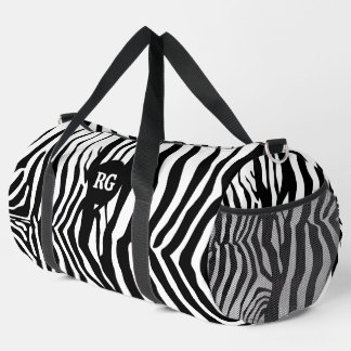 Sac De Sport Motif noir et blanc de Zebra
