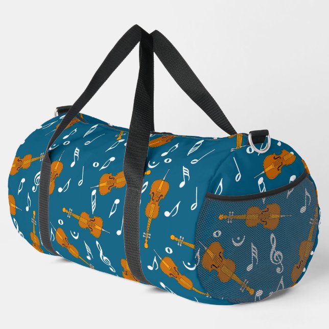 Sac De Sport Motif note musique cello (Coin droit)