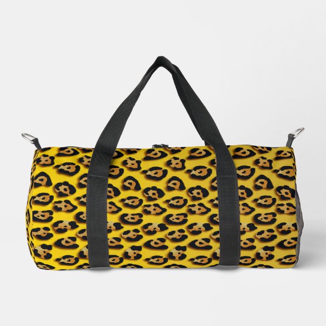 Sac De Sport motif peau de léopard (Recto)