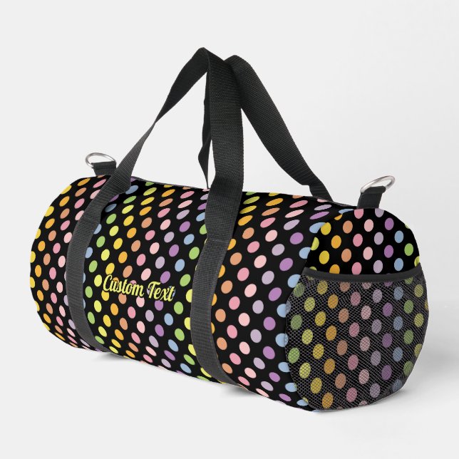 Sac De Sport Motif Pois Rainbow (Coin droit)