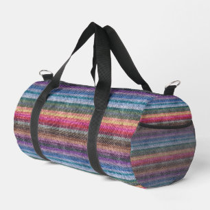 Sac De Sport Motif Rainbow Denim