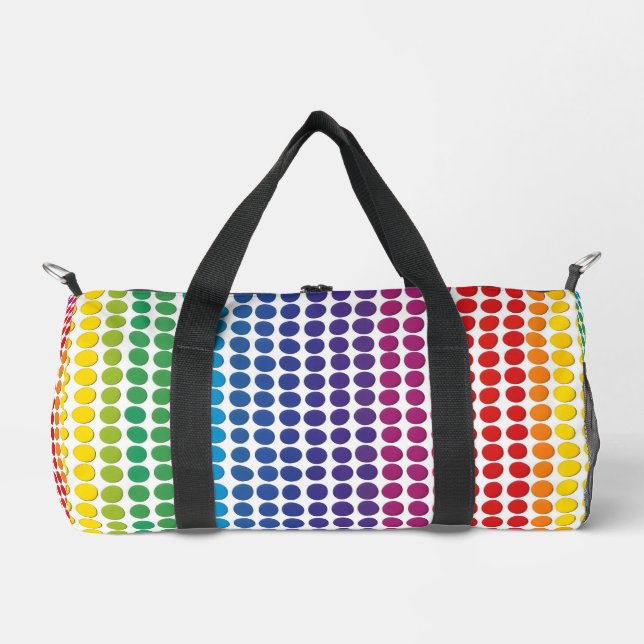 Sac De Sport Motif Rainbow Dots (Recto)