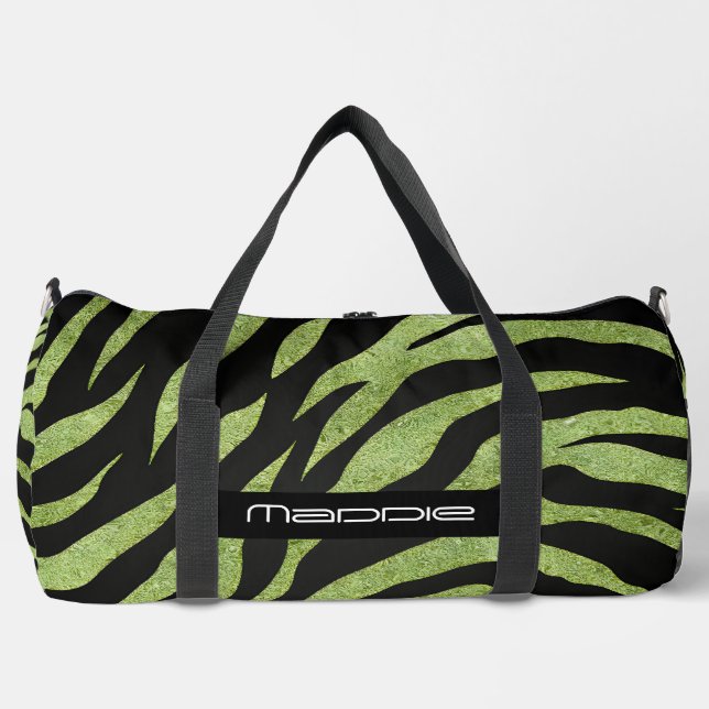 Sac De Sport Motif rayures de zèbre  (Recto)