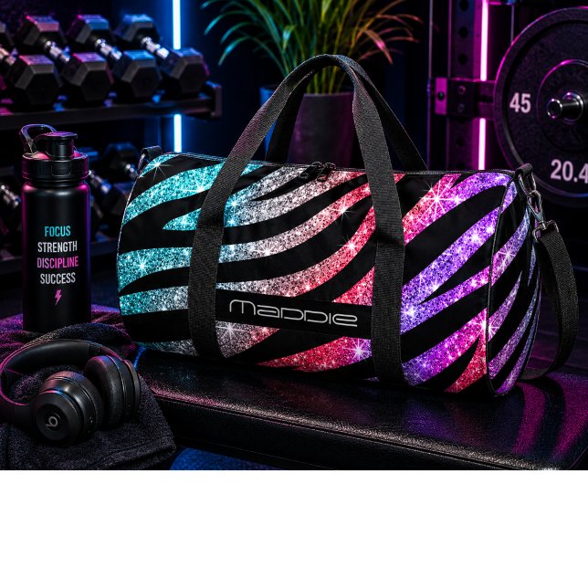 Sac De Sport Motif rayures de zèbre  (Créateur téléchargé)