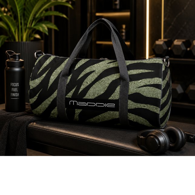Sac De Sport Motif rayures de zèbre  (Créateur téléchargé)