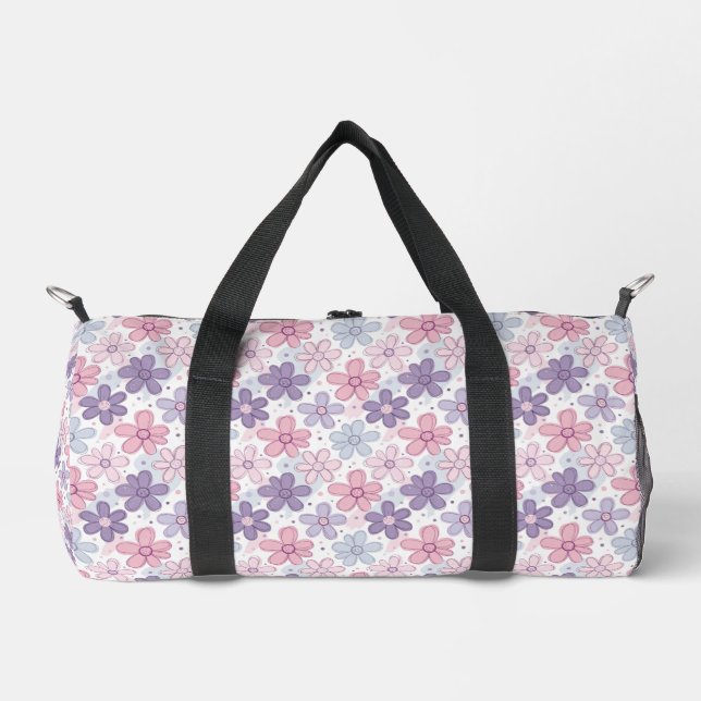 Sac De Sport Motif sans couture de fleurs Y2K (Recto)
