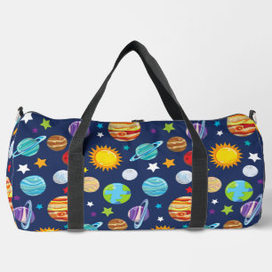 Sac De Sport Motif spatial, Planètes, Étoiles, Cosmos, Galaxie
