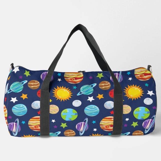 Sac De Sport Motif spatial, Planètes, Étoiles, Cosmos, Galaxie (Recto)