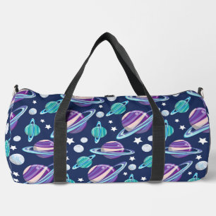 Sac De Sport Motif spatial, Planètes, Étoiles, Galaxie, Cosmos