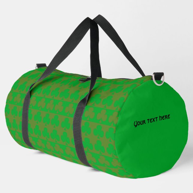Sac De Sport Motif Trèfle Grand (Coin gauche)