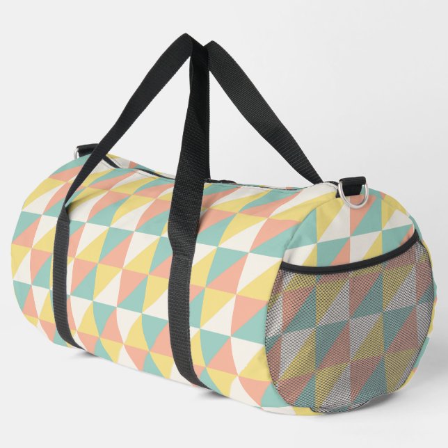 Sac De Sport Motif triangle Abstrait géométrique coloré (Coin droit)