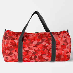 Sac De Sport Motif Triangle Rouge Grand