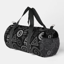 Motif tribal afro abstrait coloré