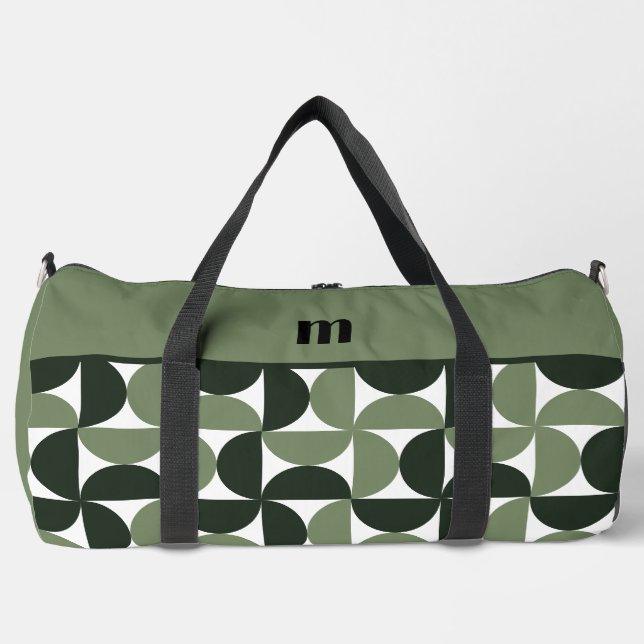 Sac De Sport Motif vert moderne Sage (Recto)
