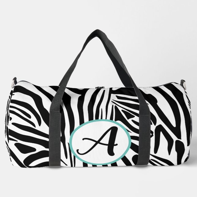 Sac De Sport Motif Zèbre (Recto)