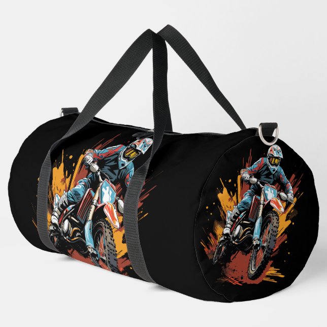 Sac De Sport Motorcycle Motorbike Motorcross Grand (Coin gauche)