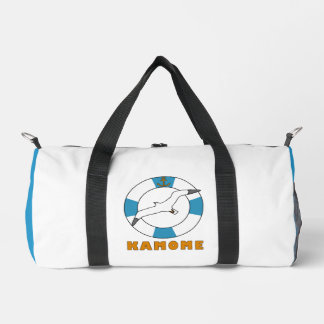 Sac De Sport Mouette et anneau de natation bleu clair