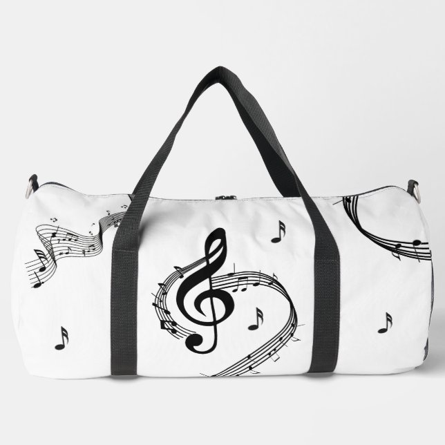 Sac De Sport Musique à clef de sol climaxique (Recto)