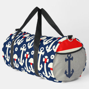 Sac De Sport Nautique marine bateau de voyage rouge marine