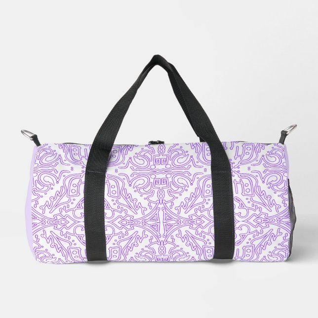 Sac De Sport Nébuleuse Mystique Lilas (Recto)