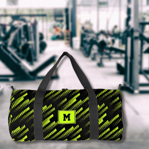 Sac De Sport Neon Green Abstrait Géométrique Gym Sports