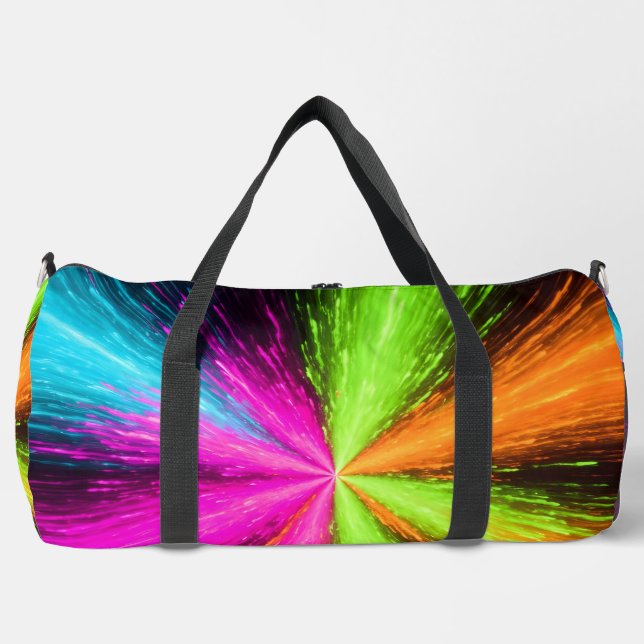 Sac De Sport Neon Radial Burst Explosion (Recto)