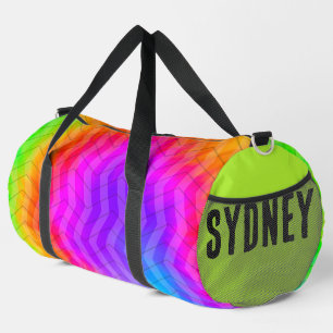 Sac De Sport Neon Rainbow Herringbone