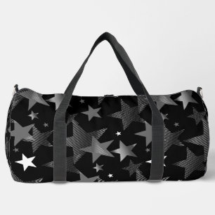 Sac De Sport noir gris argenté