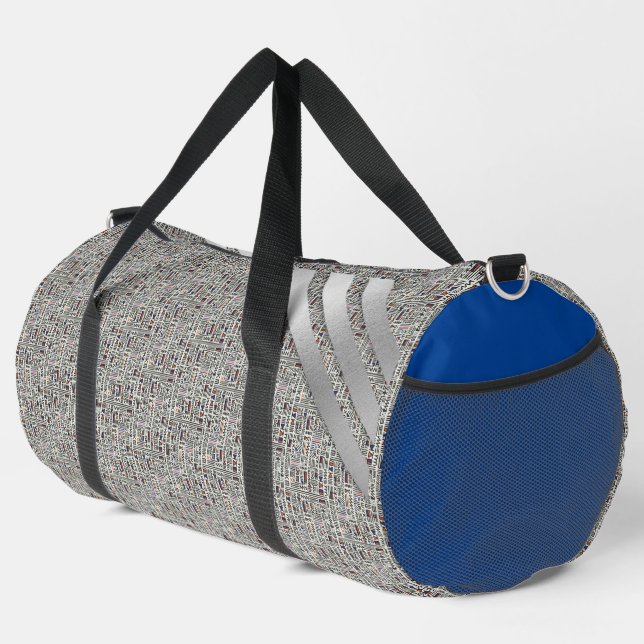 Sac De Sport Noir moderne et blanc (Coin droit)