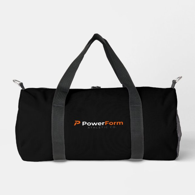 Sac de sport noir PowerForm Athletic Co. (Recto)