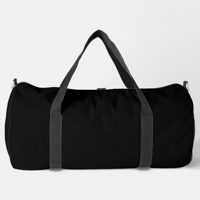 Sac De Sport Noir solide (Recto)