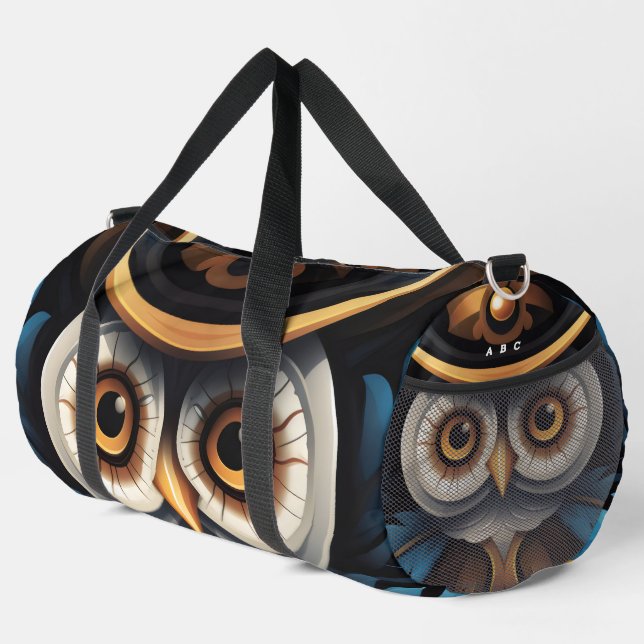 Sac De Sport Nom de la chouette (Coin droit)