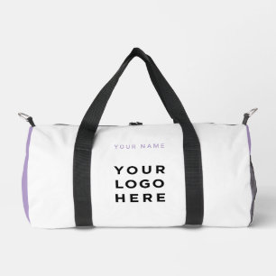 Sac De Sport Nom de logo d'entreprise de lavande cool Instagram