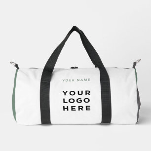 Sac De Sport Nom de logo d'entreprise Sage White Instagram Fitn