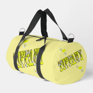 Sac De Sport Nom floral Tiffany pour filles,