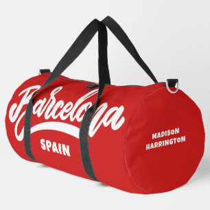 Sac De Sport Nom personnalisé Barcelone Espagne