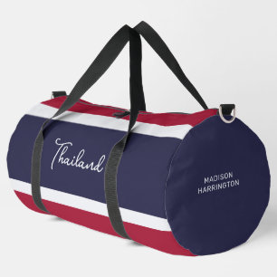 Sac De Sport Nom personnalisé Couleurs Thaïlande