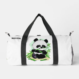 Sac De Sport Nom personnalisé Cute Pandas