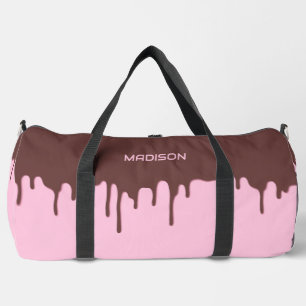 Sac De Sport Nom personnalisé Déchets de chocolat