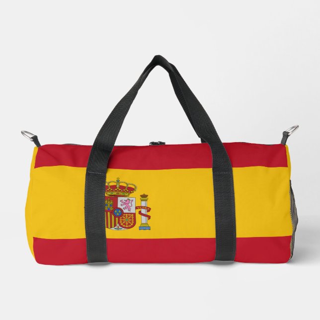 Sac De Sport Nom personnalisé du drapeau espagnol (Recto)