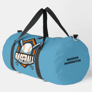Sac De Sport Nom personnalisé et base-ball couleur