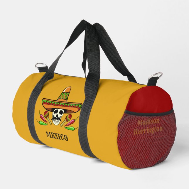 Sac De Sport Nom personnalisé Mexique (Coin droit)