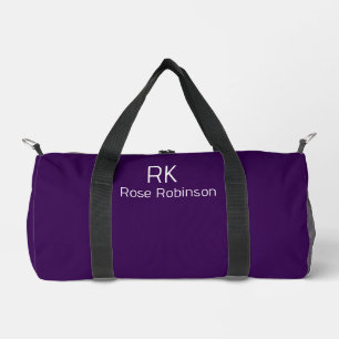 Sac De Sport Nom Personnalisé Minimaliste Classique Élégant Vio