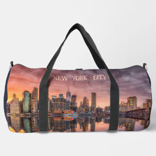 Sac De Sport Nom personnalisé New York City Skyline