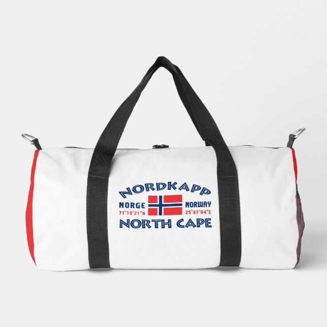 Sac De Sport Nom personnalisé Nordkapp Norvège (Recto)