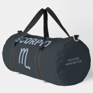 Sac De Sport Nom personnalisé / Scorpion du symbole zodiaque du