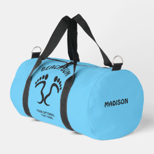 Sac De Sport Nom personnalisé, texte et couleur Beach Bum