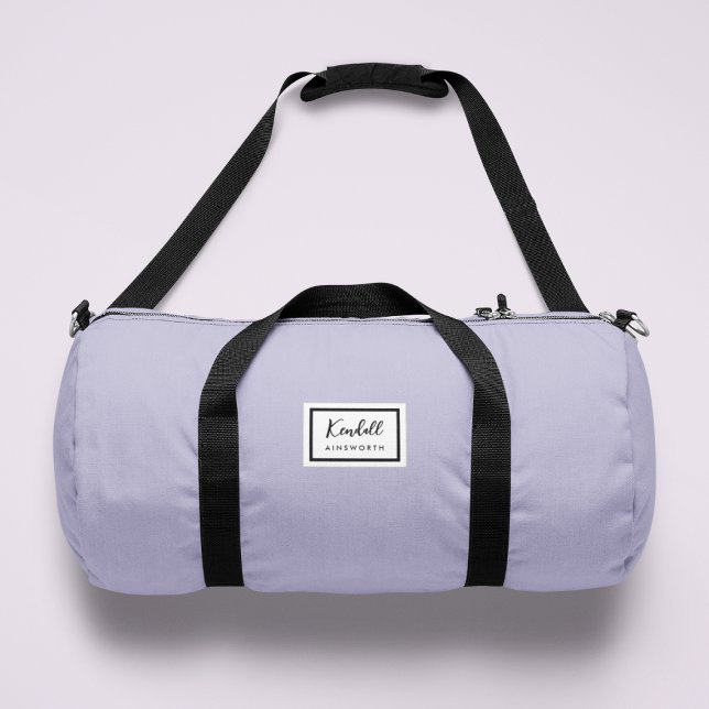 Sac De Sport Nostalgie américaine Classique Simple Minimal Lila (Créateur téléchargé)